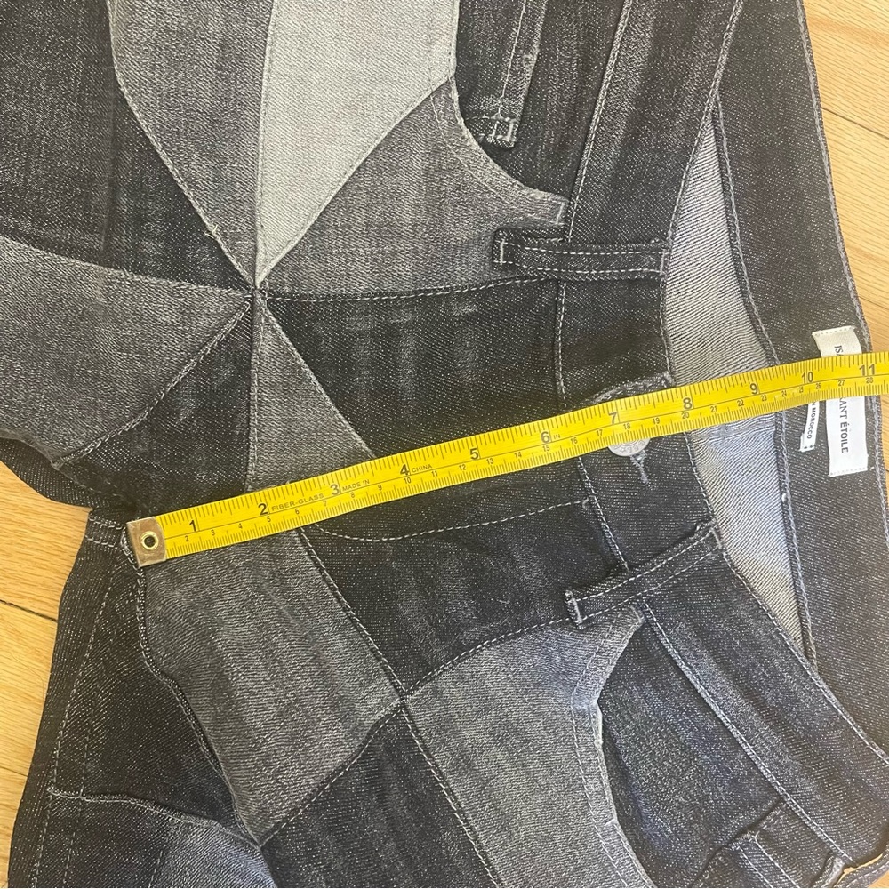 Isabel Marant Dillon Patchwork Low Rise Skinny Je… - image 6